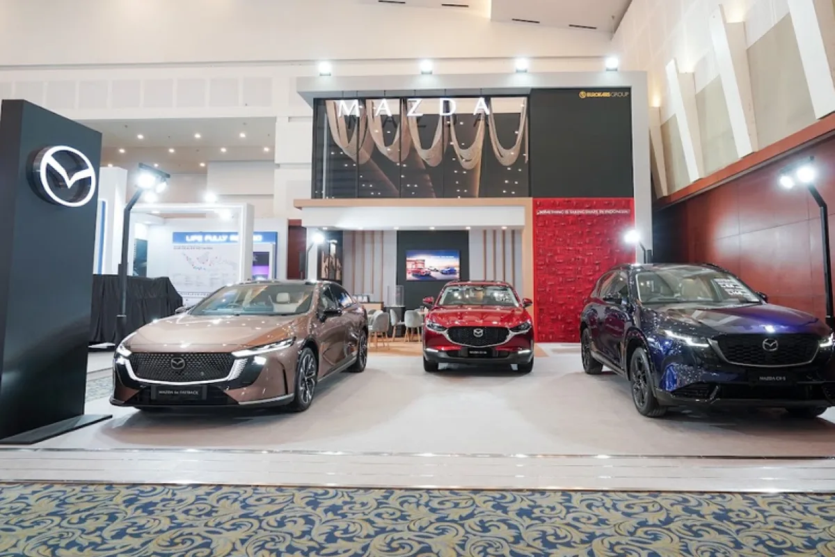 Mazda Bawa 6e Fastback dan CX-5 Terbaru ke GIIAS Surabaya 2026