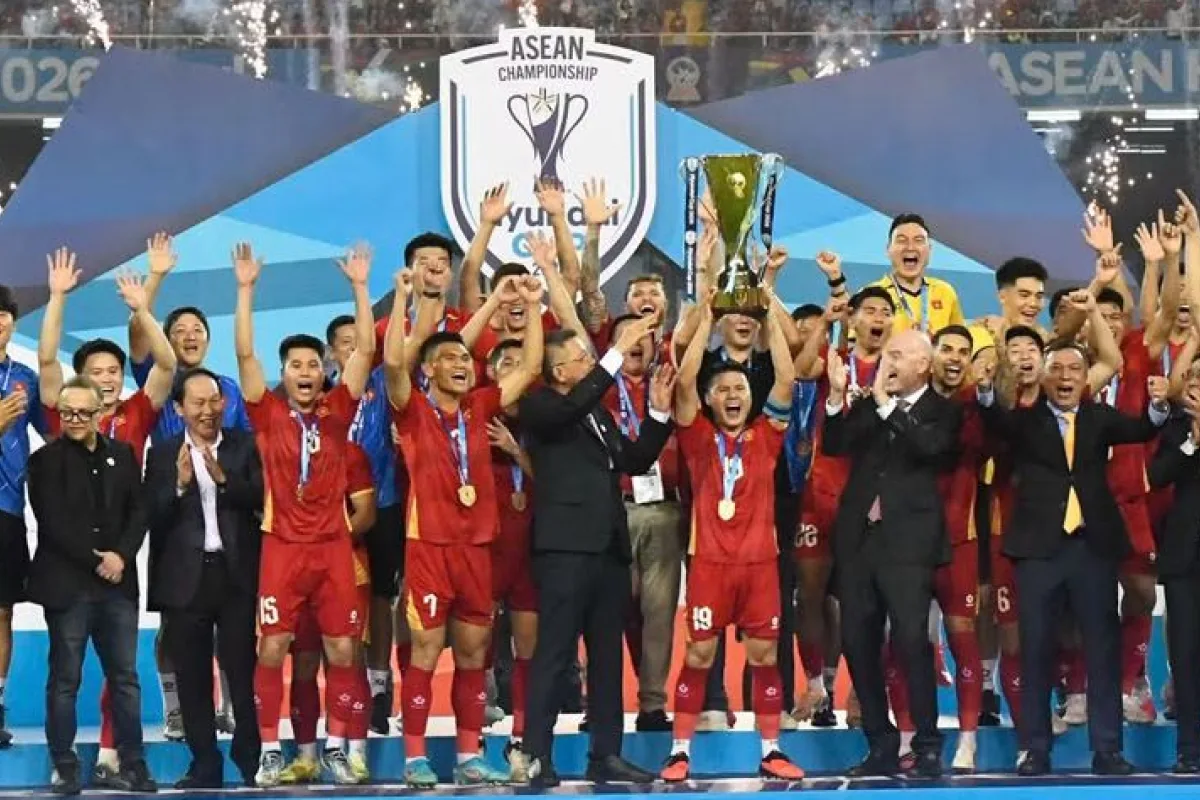 Suasana Magis My Dinh: Vietnam Pertahankan Gelar Piala AFF 2026, Presiden FIFA Gianni Infantino Ikut Terpukau