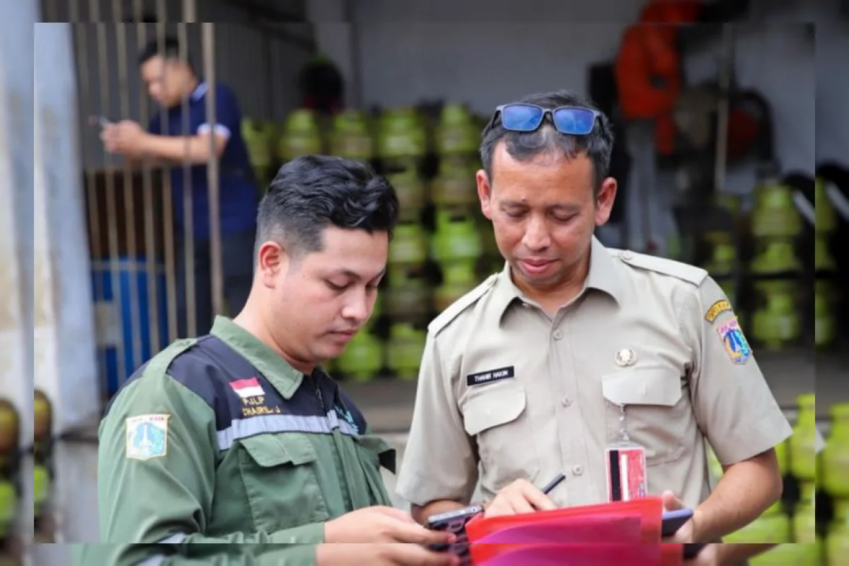 Pemkot Jakpus Pastikan Stok Gas 3 Kg Aman dan Sesuai HET