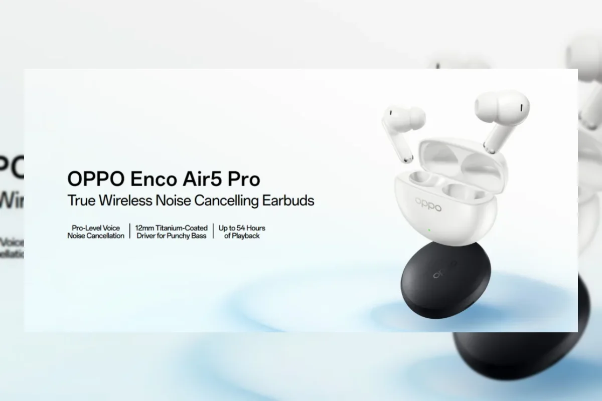 Oppo Enco Air 5 Pro Resmi Hadir di India dengan Baterai 54 Jam