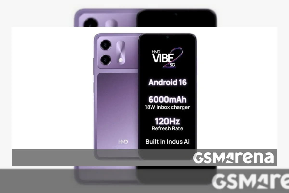 HMD Vibe 2 5G Resmi di India, Bawa Baterai 6.000 mAh dan Layar 6,75 Inci