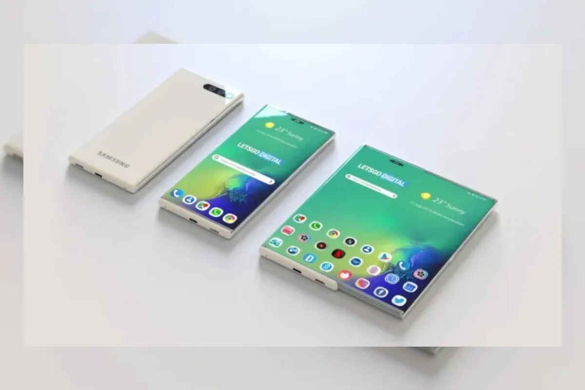 Samsung Patenkan Ponsel Rollable Tanpa Lipatan dan Gores