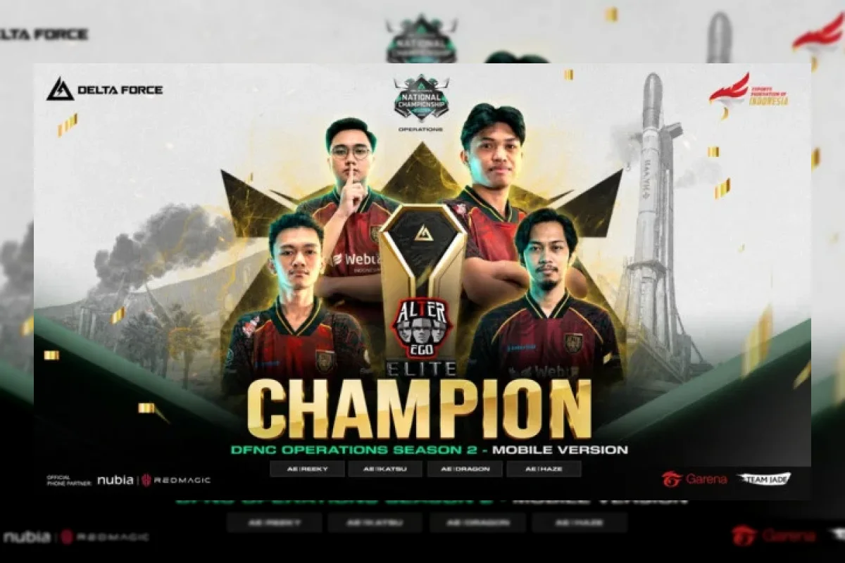 Juara Delta Force National Championship Season 2 Resmi Lahir