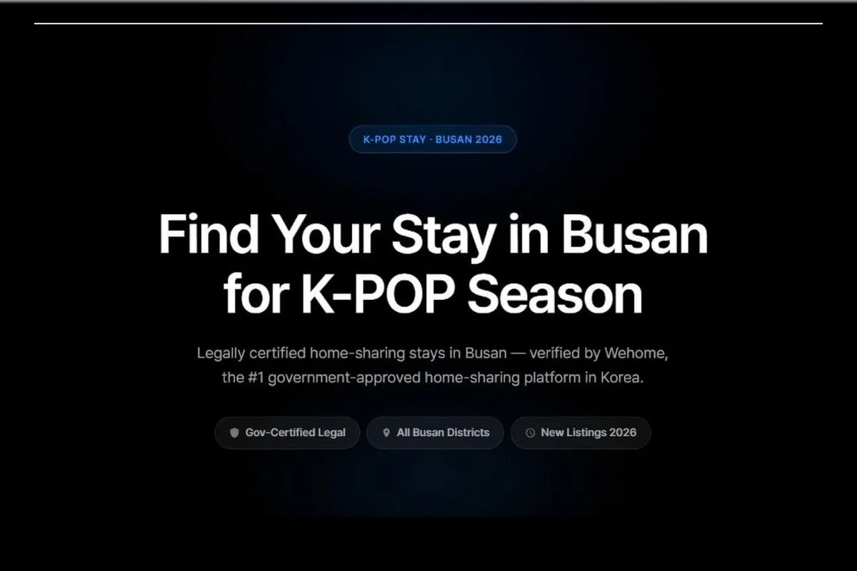 Busan Luncurkan Program Homestay Sambut Konser BTS