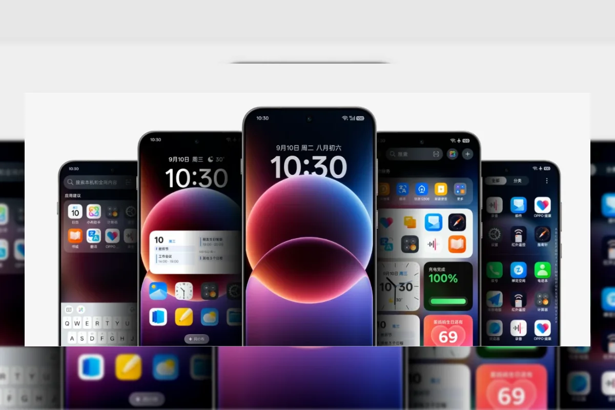 ColorOS 17 Bocor: Tampilan Liquid Glass ala Apple dan Efek Dinamis