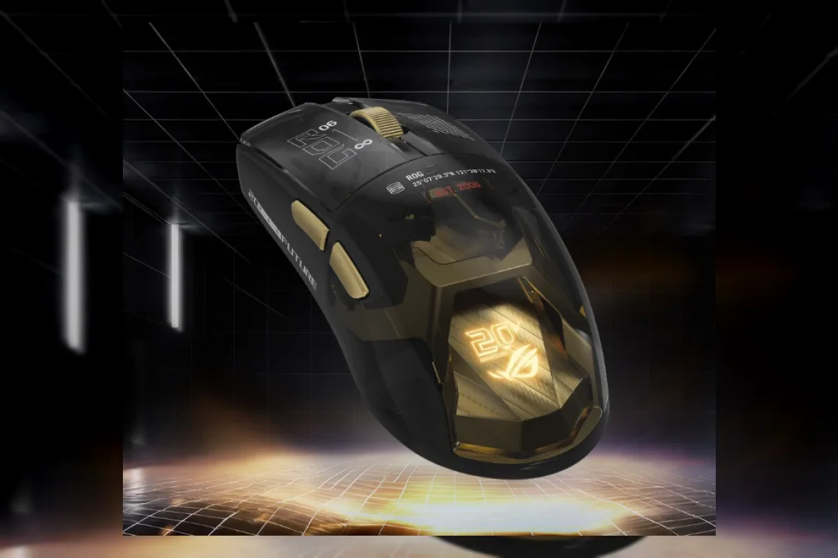 ASUS Rilis Mouse Gaming ROG Harpe II Extreme Edition 20 dengan Emas 24 Karat