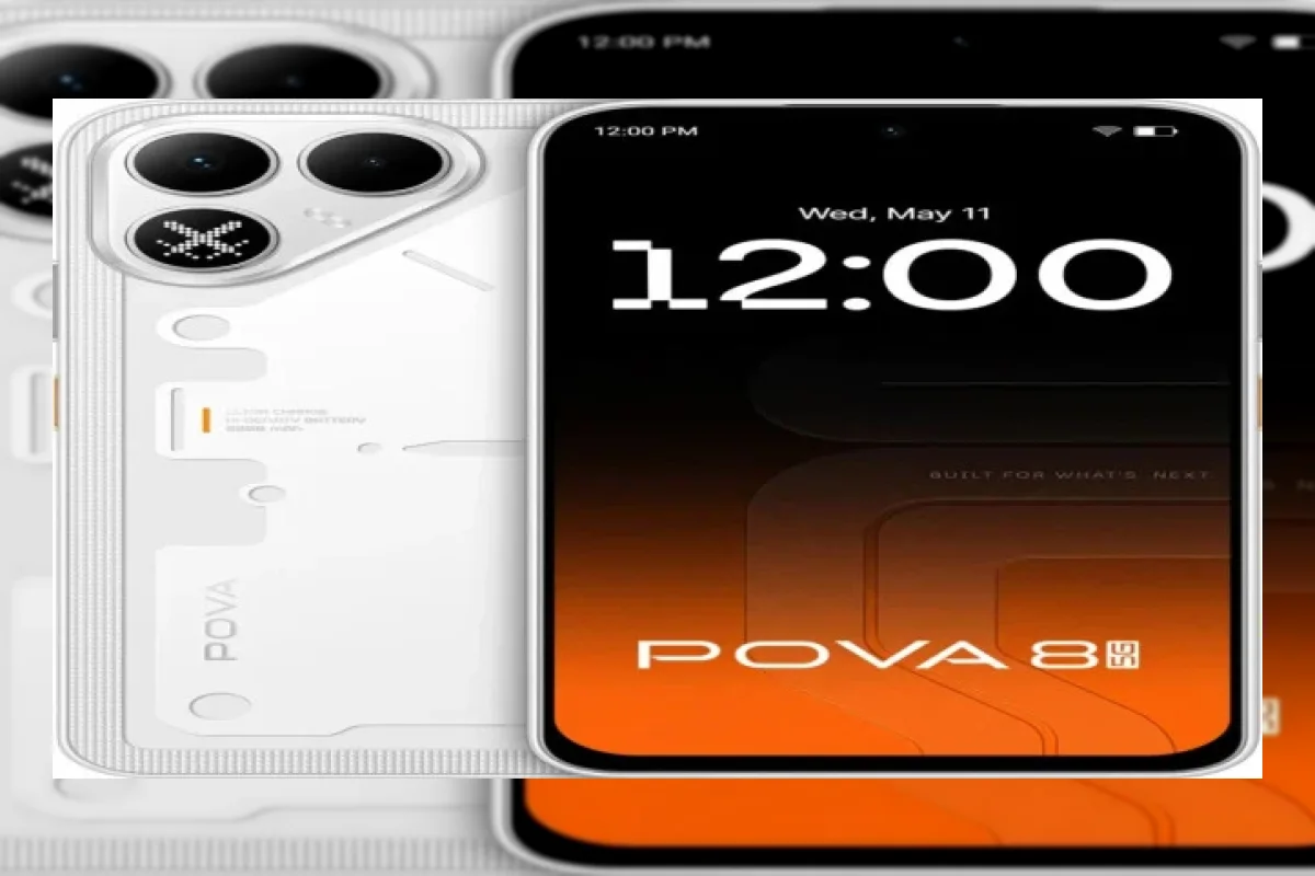 Pova 8 5G Resmi Meluncur dengan Baterai 8000mAh, Layar 144Hz dan Dimensity 7100