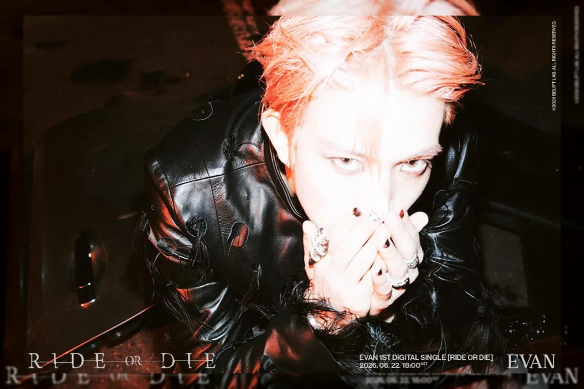 EVAN Rilis Cuplikan Lagu Debut Solo 'RIDE OR DIE'