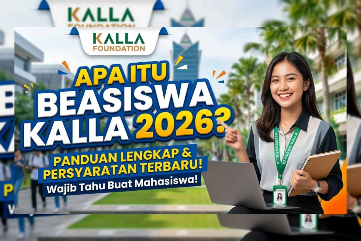 Beasiswa Kalla 2026 Dibuka, Bantuan UKT hingga Rp7,5 Juta per Semester