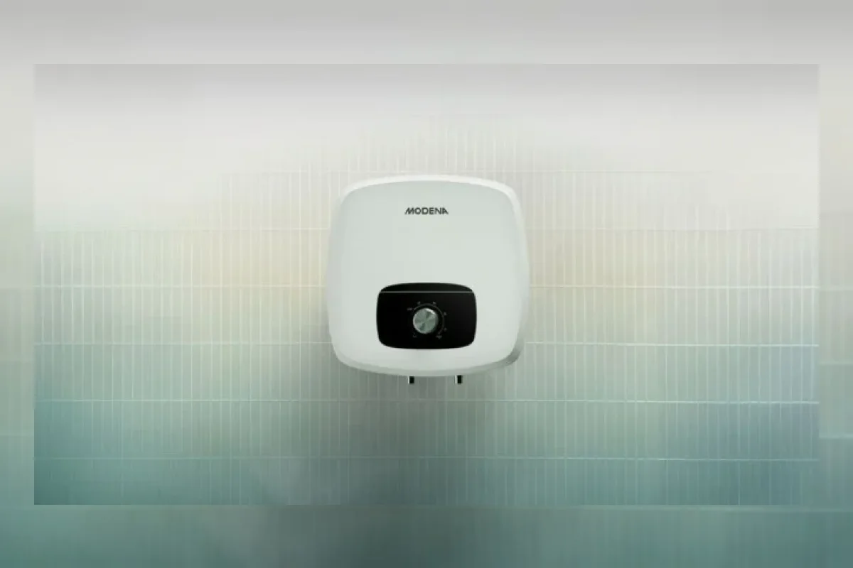 MODENA Rilis Water Heater Hemat Energi Mulai 200 Watt, Harga Cuma 1 Jutaan