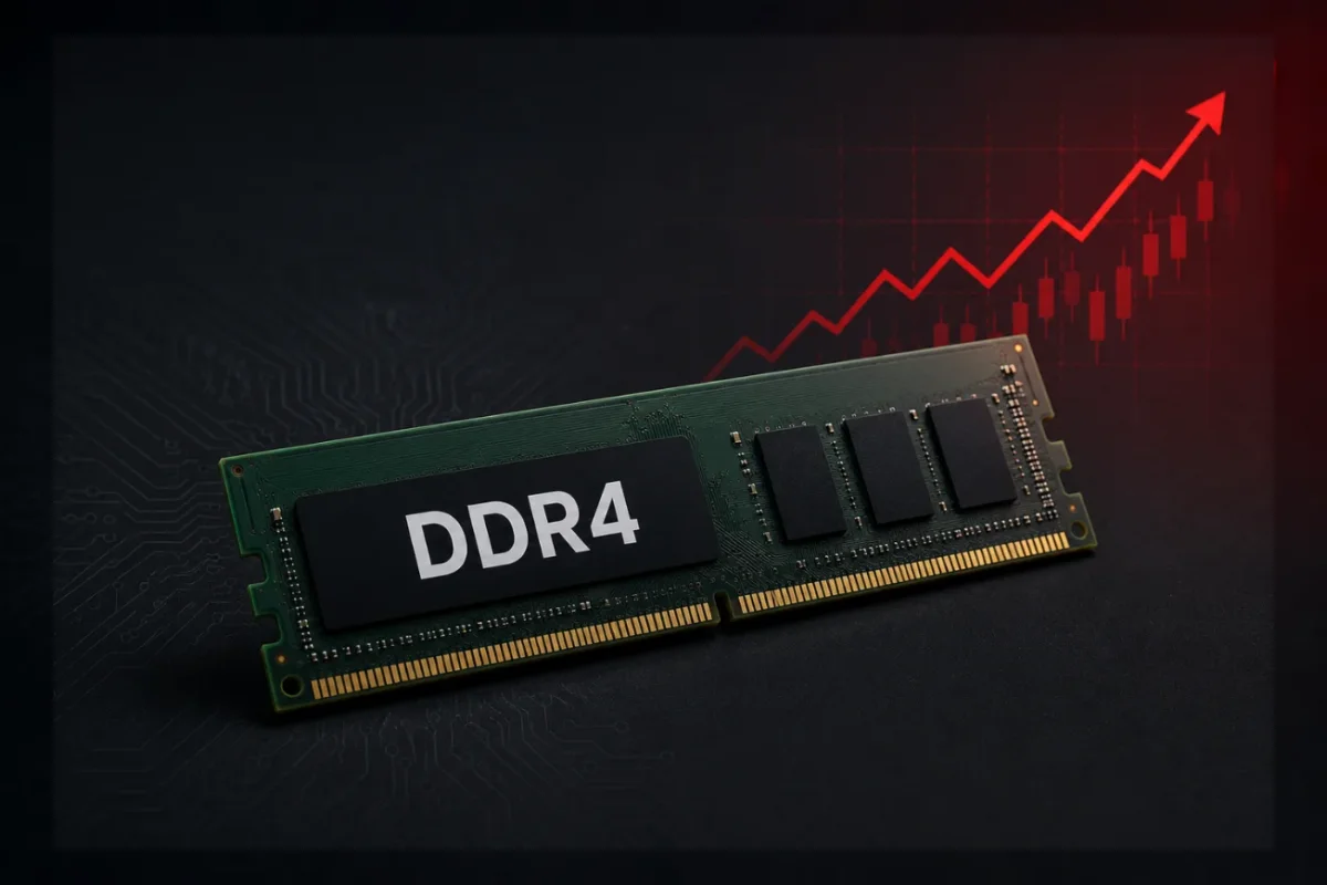 Krisis Pasokan Memori Dorong Harga DDR4 Naik Lebih 50% pada Q3 2026