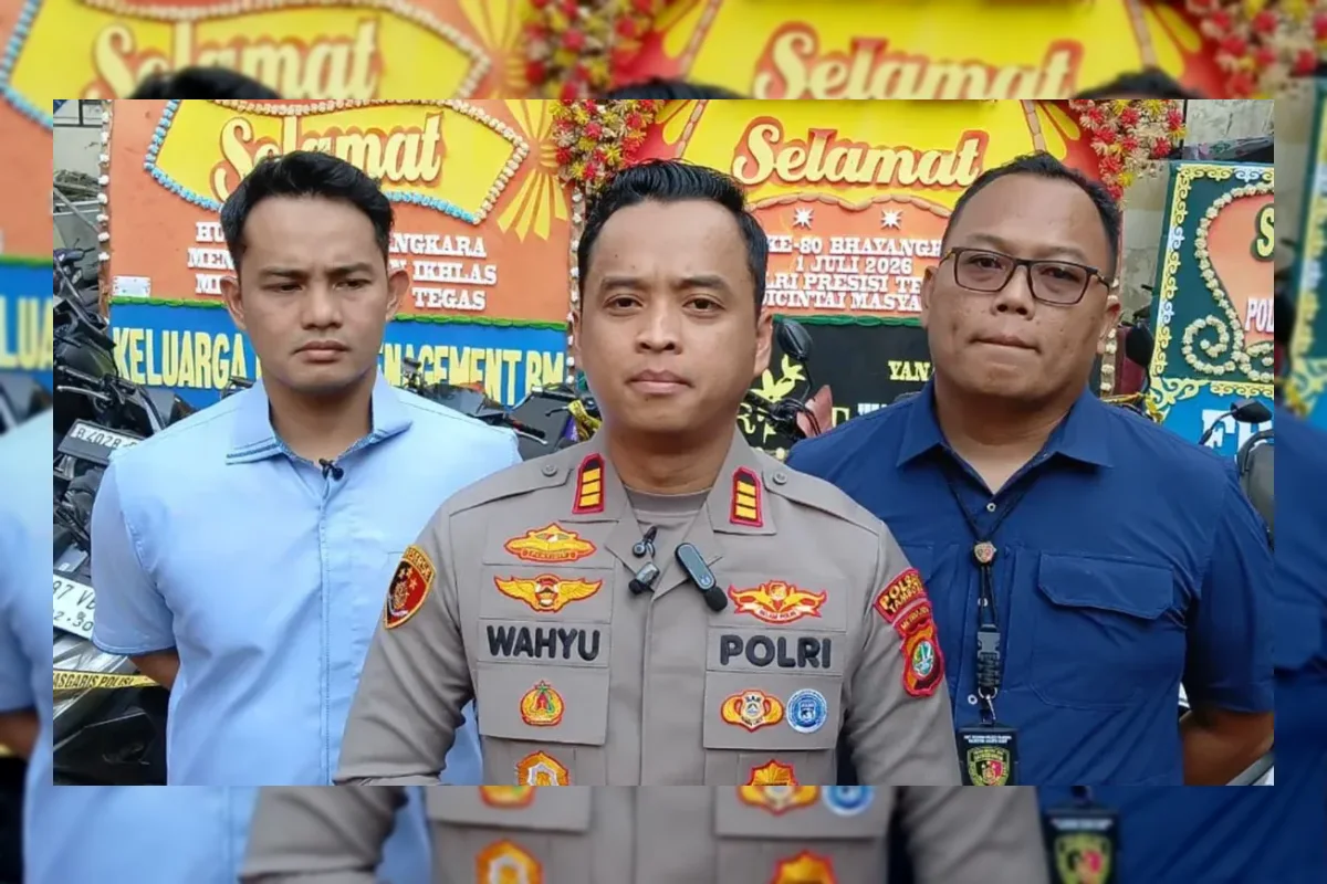Polisi Gagalkan Pengiriman 12 Motor Curian yang Disamarkan dengan Perabot Rumah Tangga