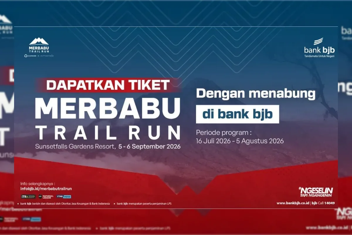 bank bjb Siapkan Promo Terbatas Tiket Merbabu Trail Run, Jangan Sampai Kehabisan