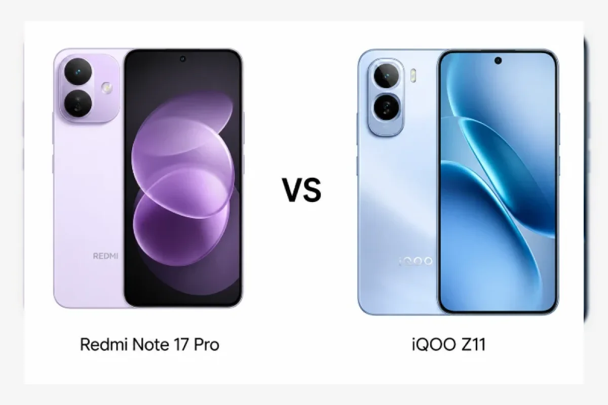 Redmi Note 17 Pro vs iQOO Z11: Perbandingan Spesifikasi, Kamera, Baterai, dan Harga
