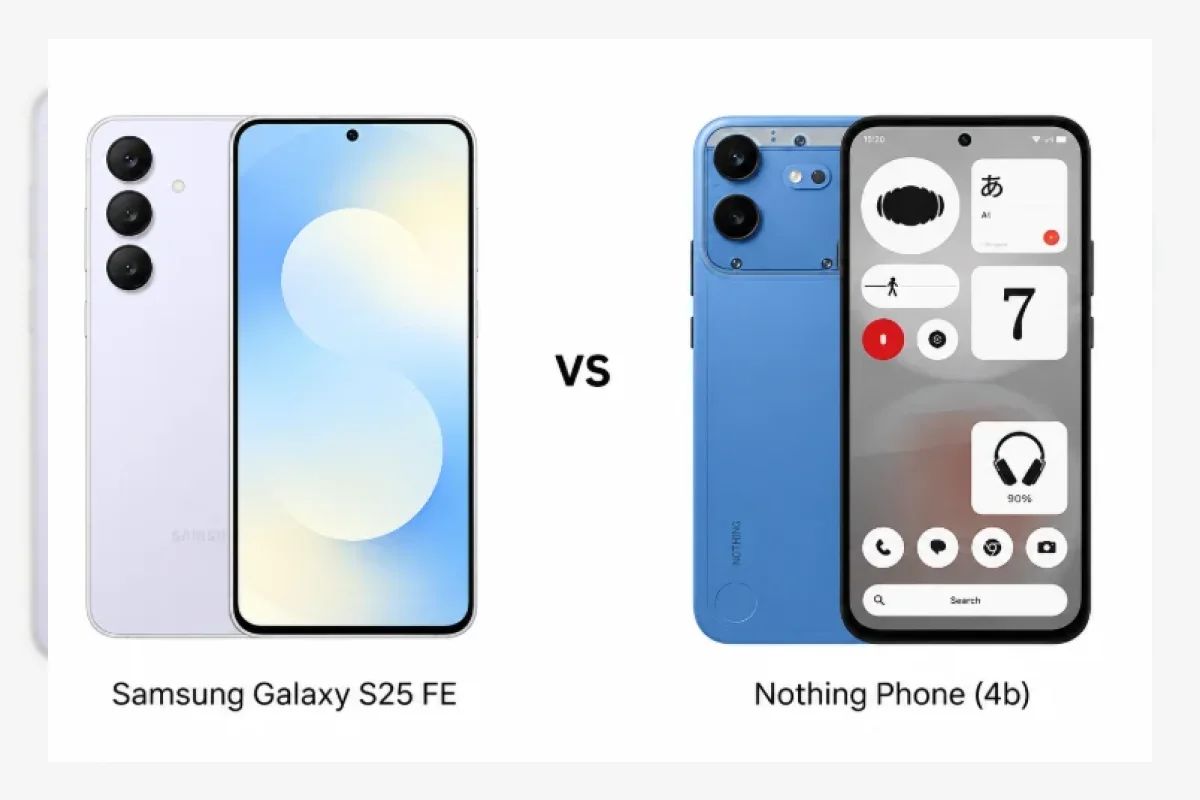 Samsung Galaxy S25 FE vs Nothing Phone (4b): Perbandingan Kamera, Baterai, dan Performa