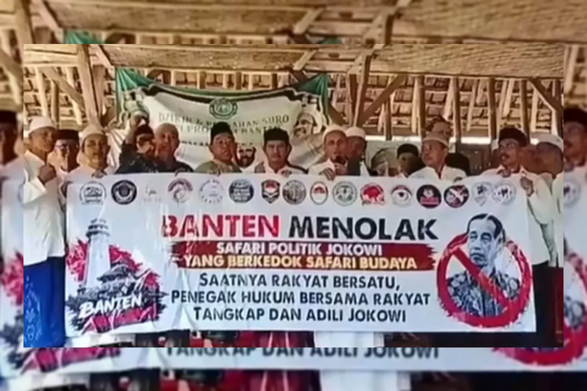 Puluhan Ulama di Lebak Deklarasi Tolak Rencana Safari Politik Jokowi ke Banten