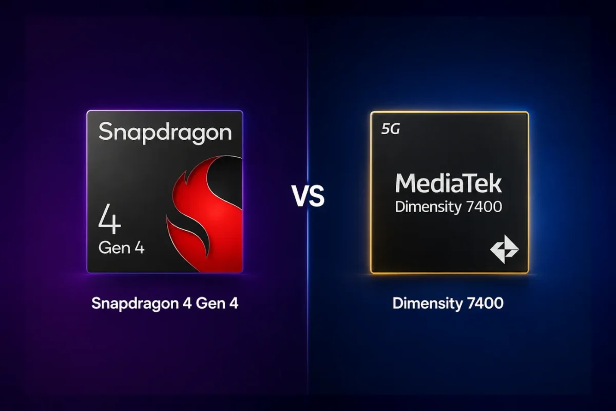 Snapdragon 4 Gen 4 vs Dimensity 7400: Skor Benchmark dan Spesifikasi