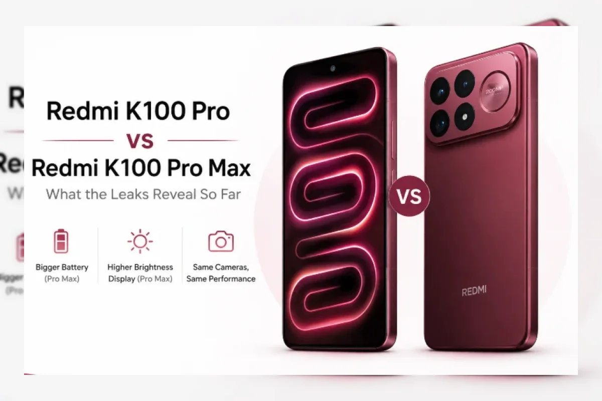 Redmi K100 Pro vs K100 Pro Max: Bocoran Ungkap Perbedaan Tipis