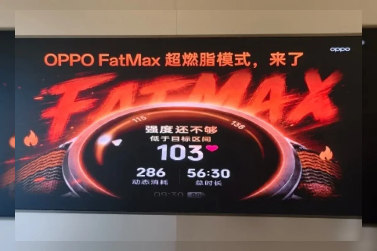 Oppo Perkenalkan Mode FatMax untuk Hitung Zona Pembakaran Lemak Personal