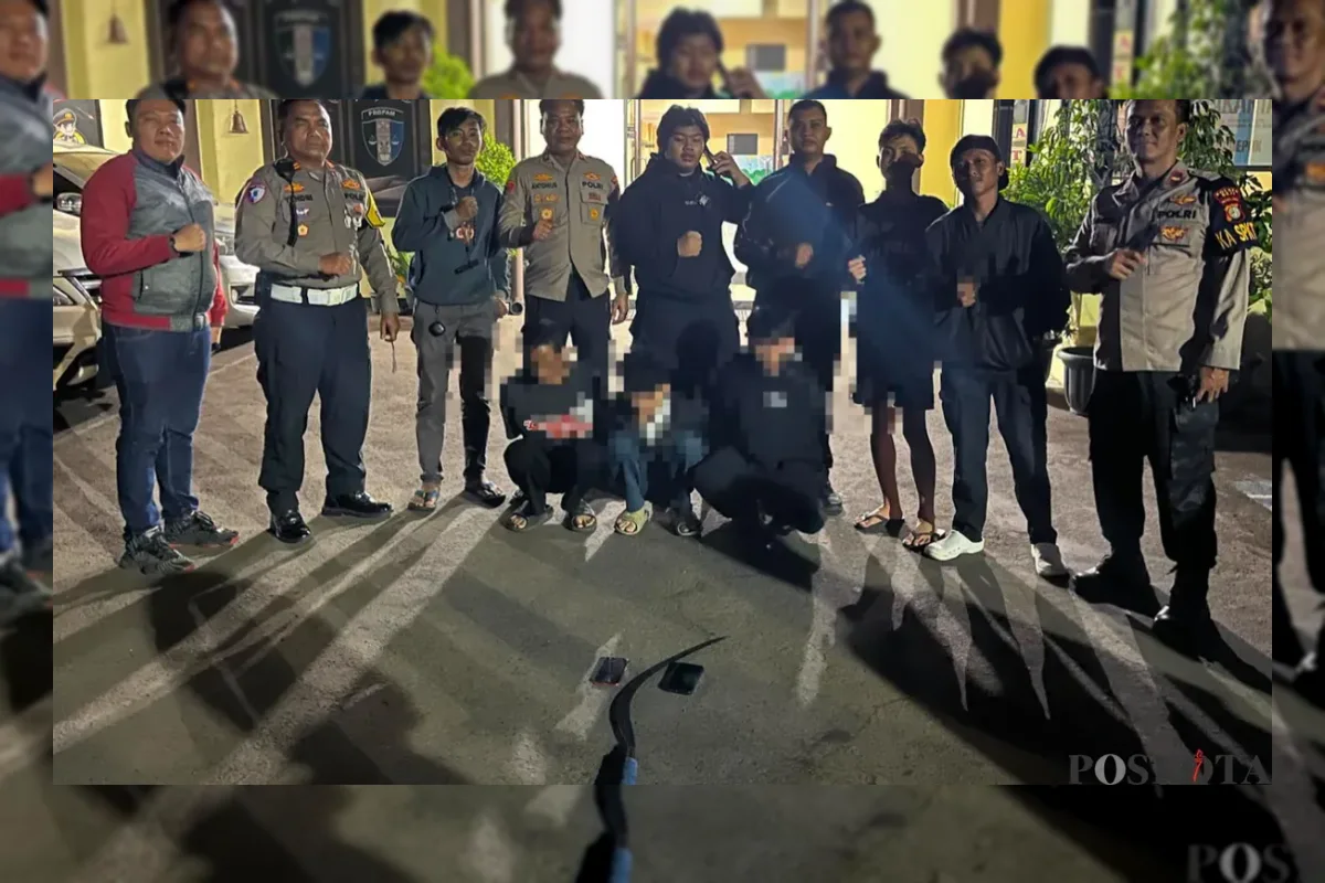 Janjian Tawuran via Medsos, 5 Pelajar di Beji Diamankan Polisi