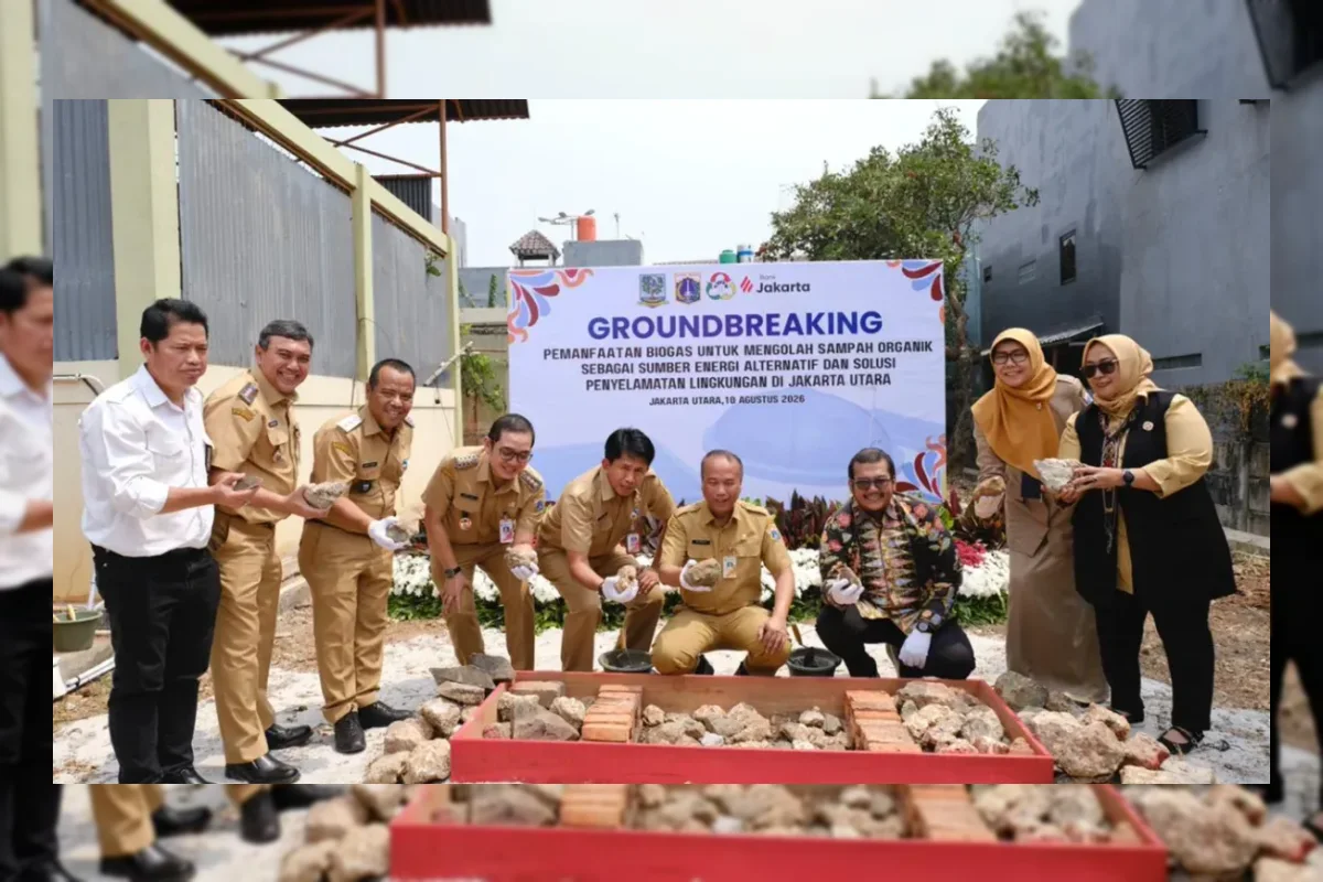 Bank Jakarta Ubah Sampah Organik Rusunawa Jadi Biogas dan Pupuk