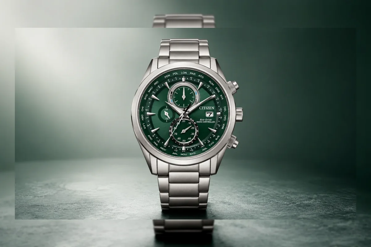 Citizen Rilis Jam Tangan Eco-Drive AT8260-85X dengan Dial Hijau dan Radio Controlled
