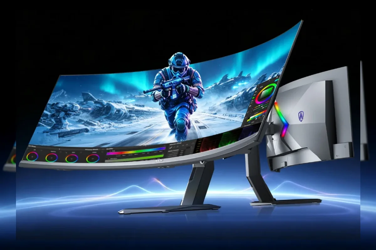 AOC Rilis Monitor Ultrawide 49 Inci QD-OLED 240Hz dengan USB-C 90W