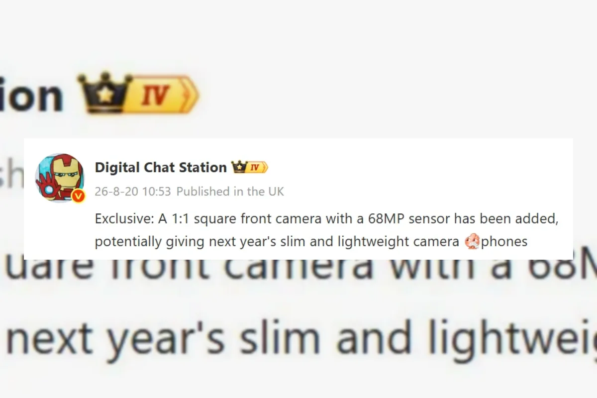 Oppo Reno 18 Dikabarkan Punya Kamera Selfie 68MP Rasio 1:1