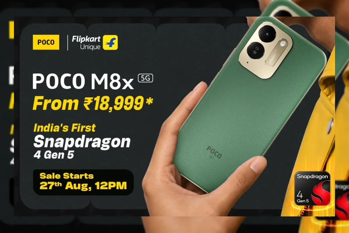 Poco M8x 5G Resmi di India: Baterai 7.900 mAh dan Snapdragon 4 Gen 5
