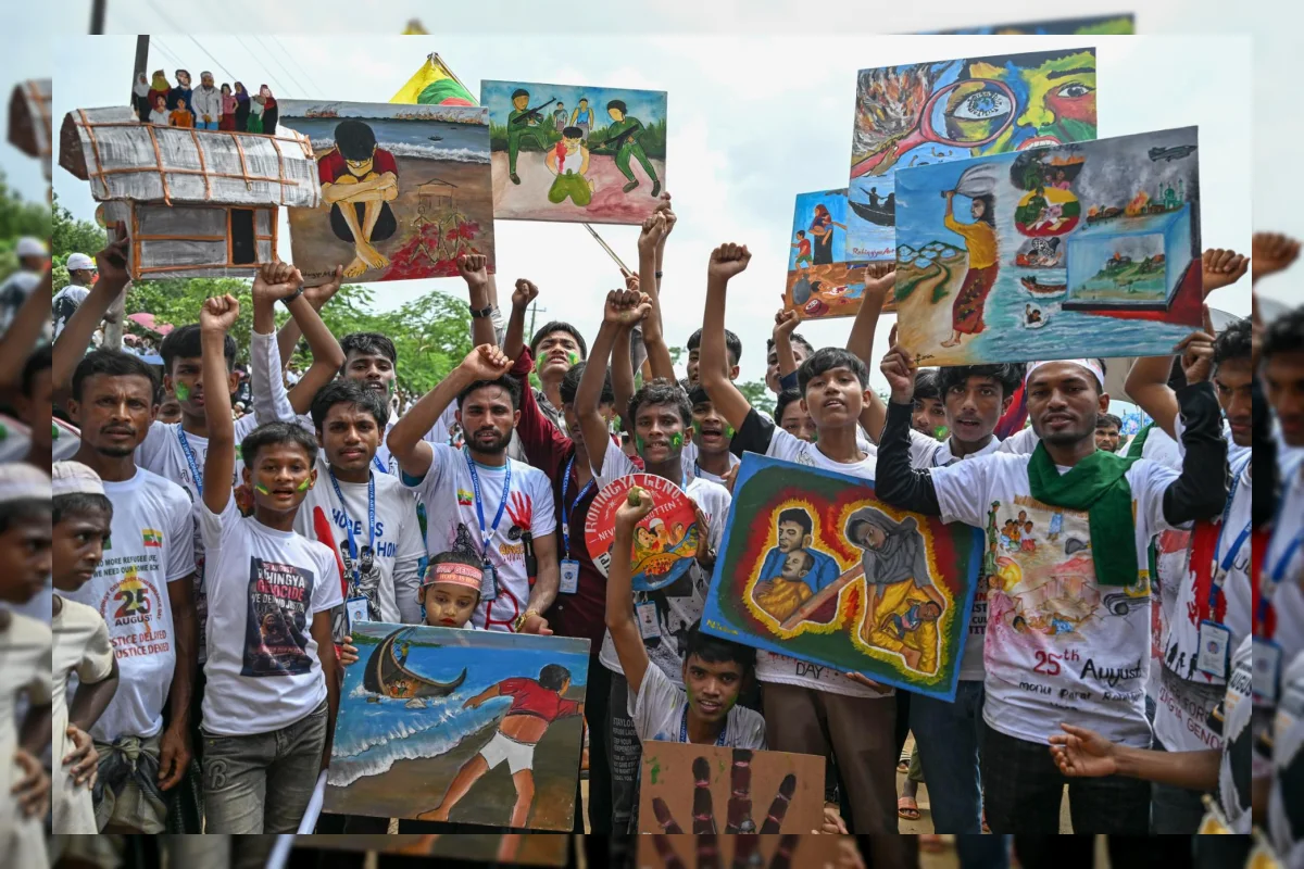 Ribuan Pengungsi Rohingya di Bangladesh Tuntut Kepulangan Aman ke Myanmar