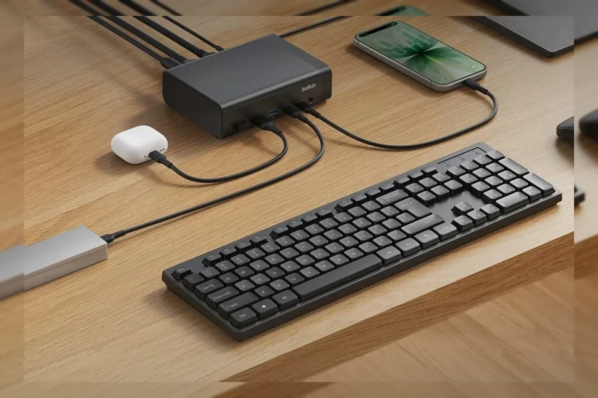 Belkin Rilis Docking Station INC032 12-in-1 dengan Dukungan Dual Display 4K