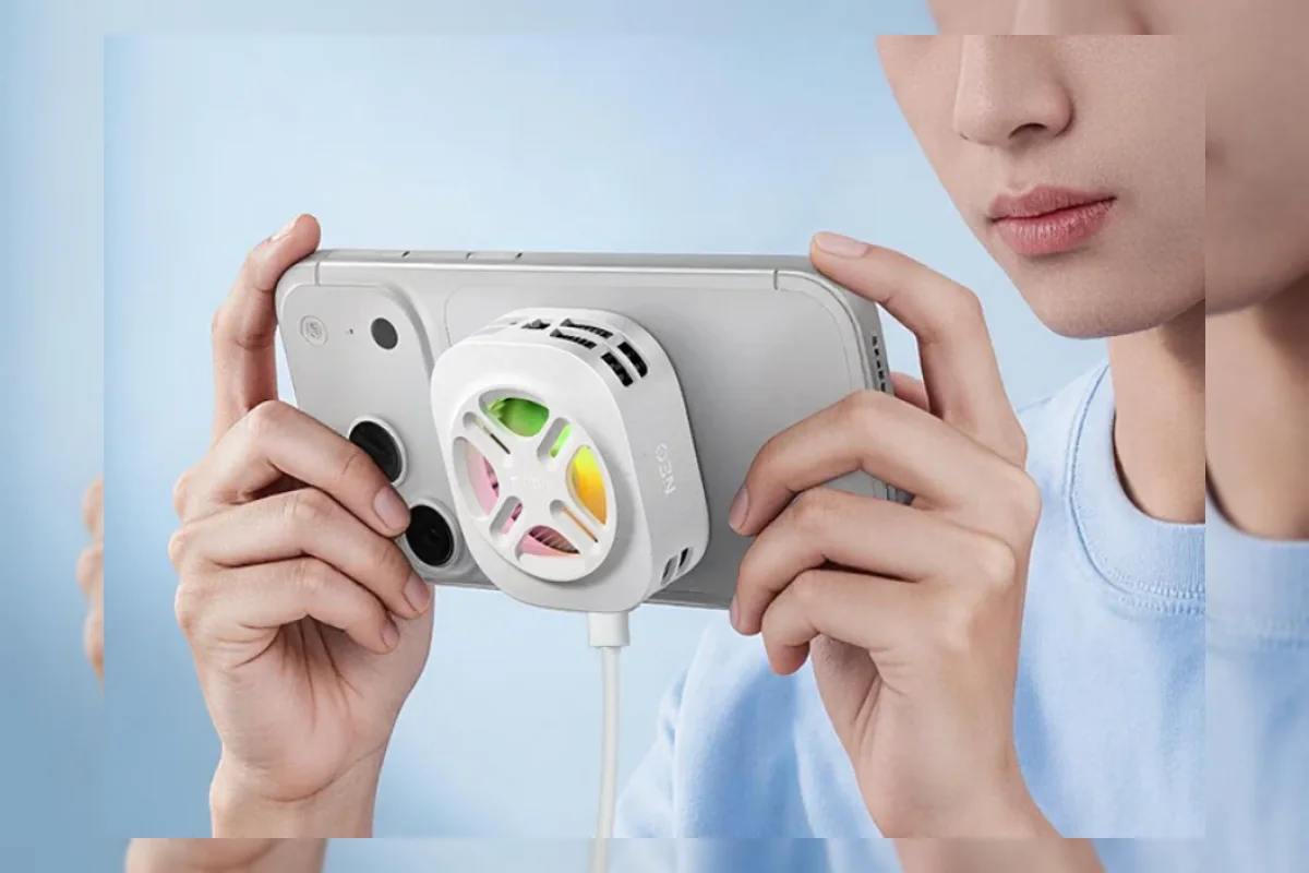 Nubia Magnetic Phone Cooler Neo dengan desain es krim