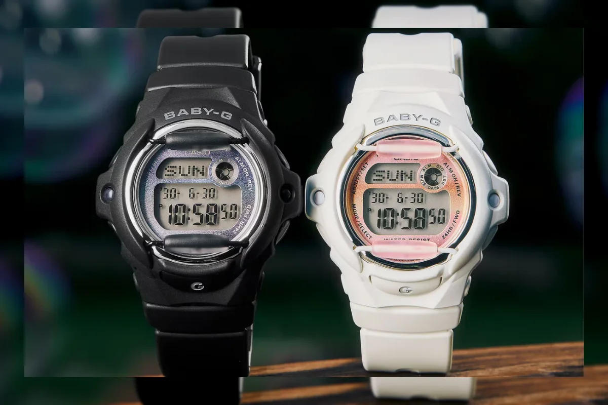 Jam tangan Casio Baby-G BG-169 varian hitam dan putih