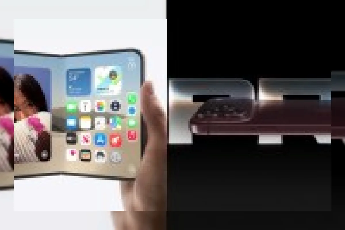 Ilustrasi iPhone 18 Pro dan iPhone Duo