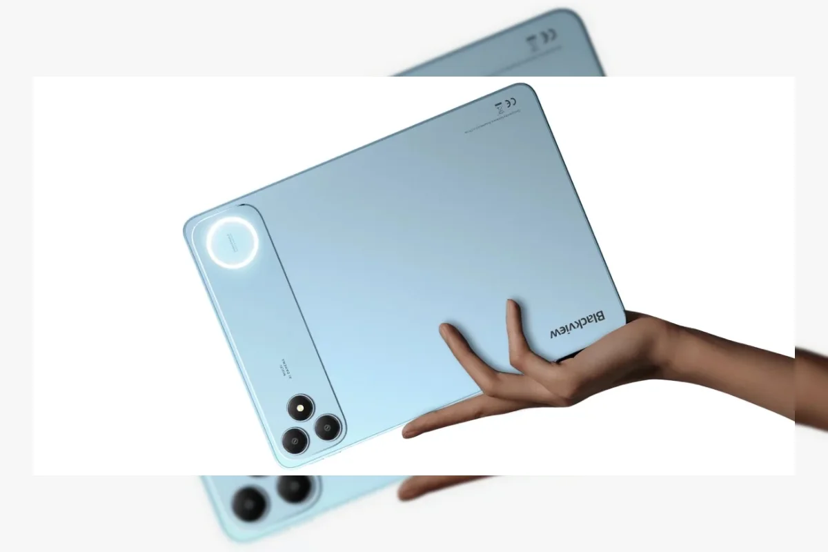 Tablet Blackview Zeno 6 Pro dengan modul kamera persegi ala iPhone