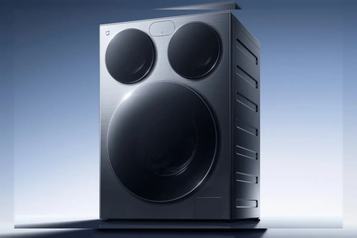 Mesin cuci tiga drum Xiaomi Mijia Triple-Tube 14kg dengan kontrol AI