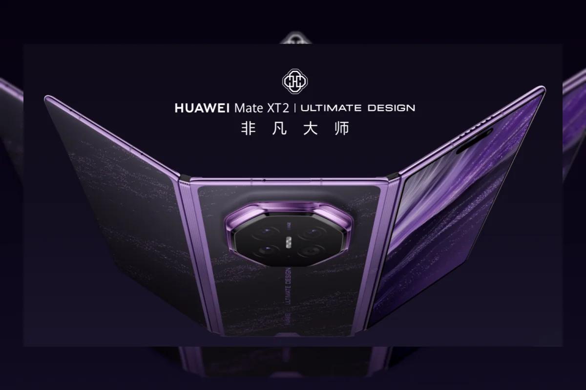 Huawei Mate XT2 dengan layar lipat tiga