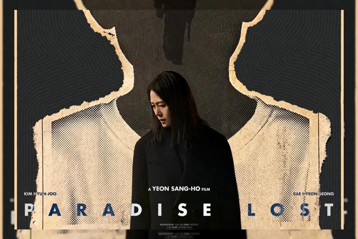 Sutradara Yeon Sang-ho dan poster film Paradise Lost