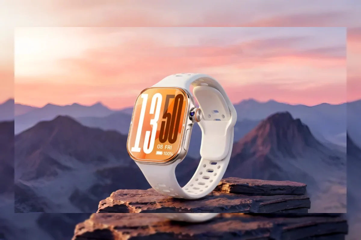 Rollme Matrix smartwatch dengan kamera pop-up samping dan layar AMOLED