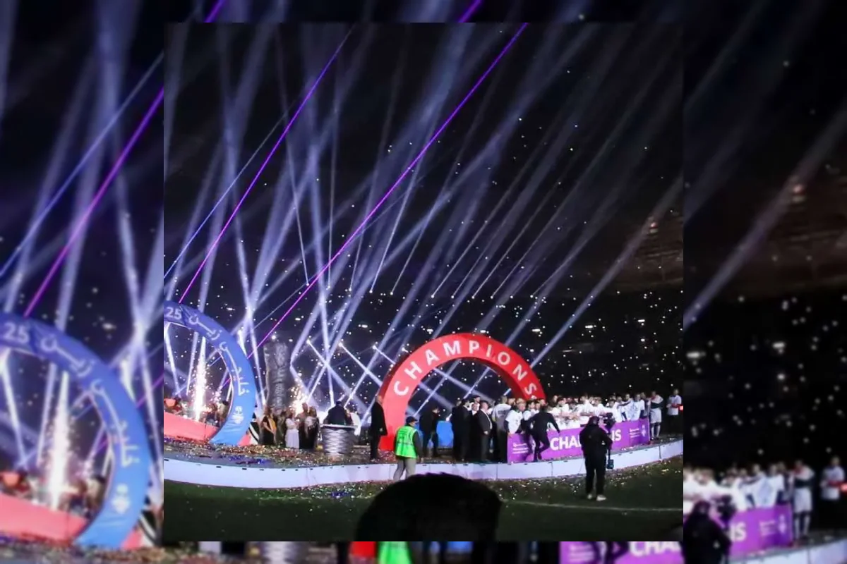 Pemain Arab Saudi dan Kuwait bertanding di Piala Teluk Arab 2026