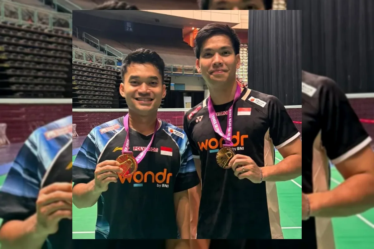 Pasangan ganda putra Leo Rolly Carnando dan Daniel Marthin bertanding di Asian Games 2026