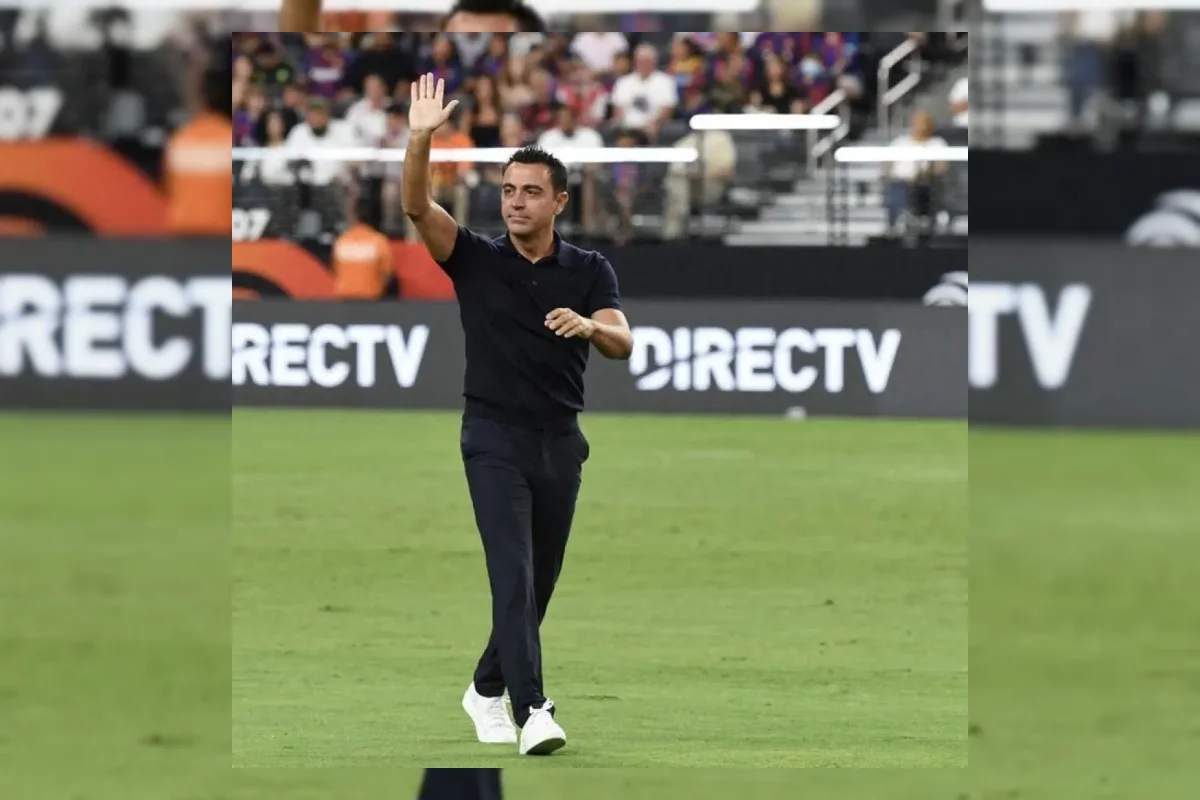 Xavi Hernandez saat memimpin latihan Timnas Belanda