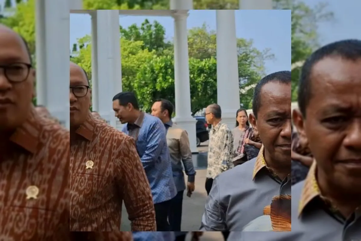 Ilustrasi gedung Kementerian ESDM dan jaringan listrik