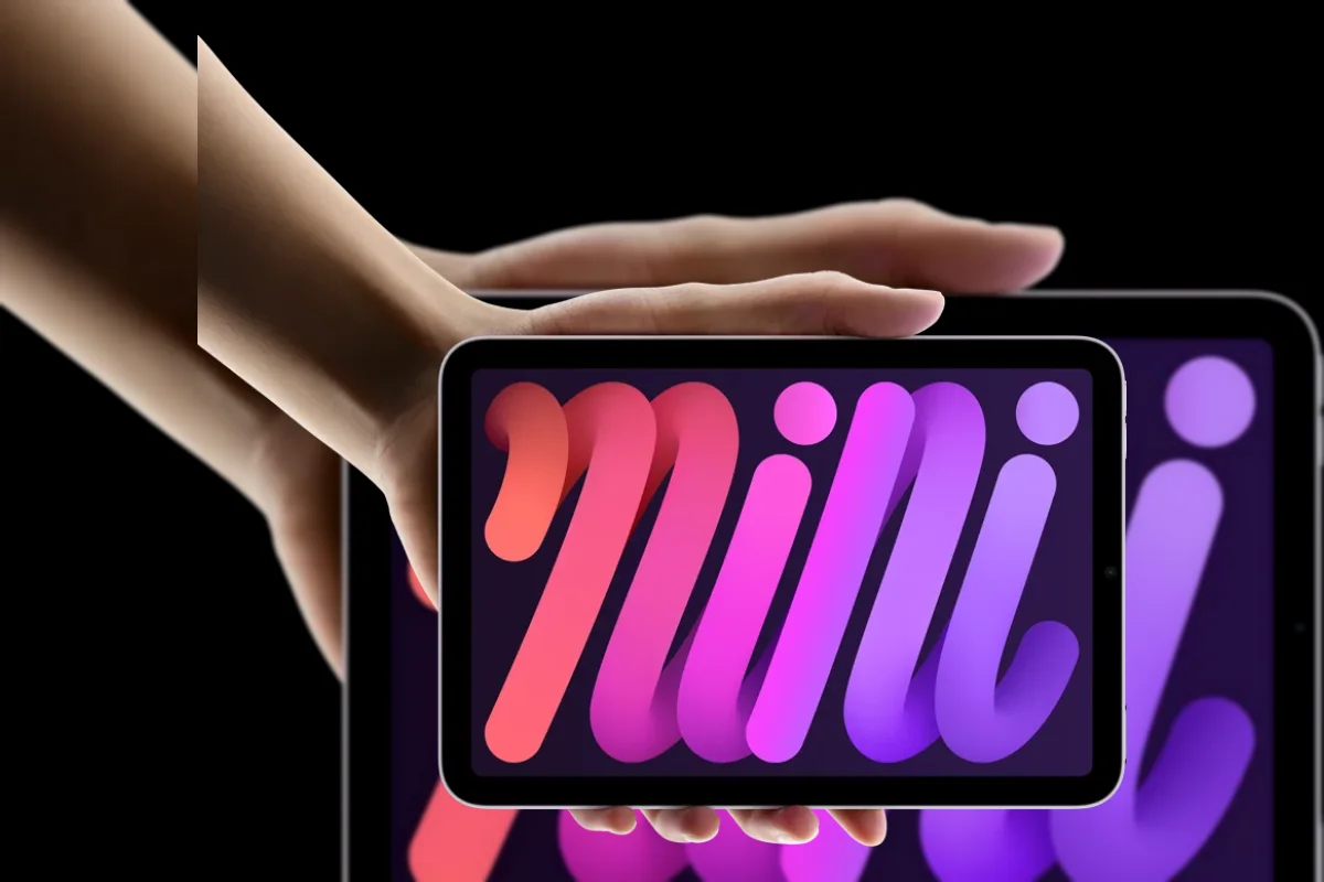 Ilustrasi iPad Mini 8 dengan layar OLED dan chip A20 Pro berdasarkan bocoran