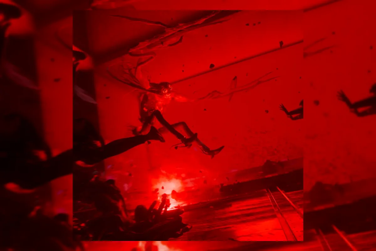 Ilustrasi game Control Resonant di PS5 dengan latar Manhattan terdistorsi