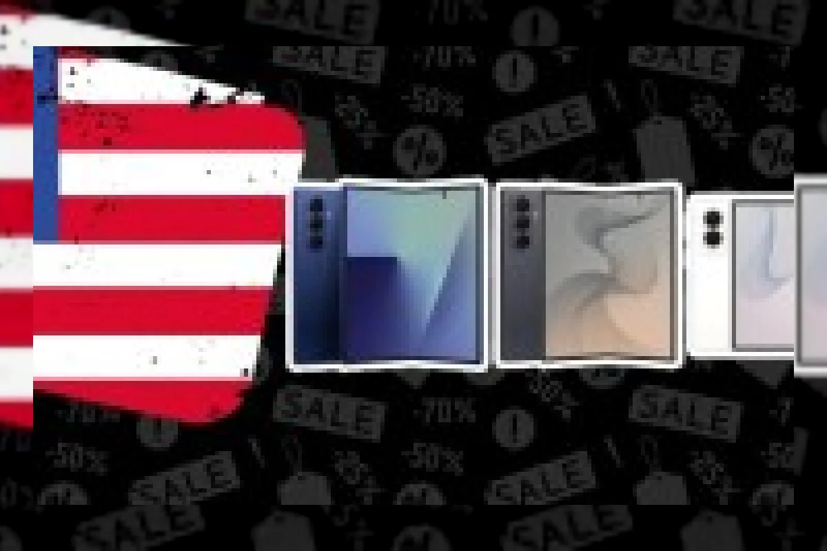 Samsung Galaxy Z Fold7 dalam posisi terbuka