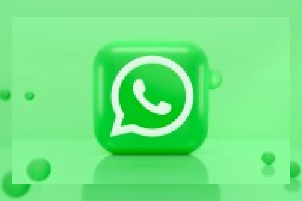 Ilustrasi tampilan aplikasi WhatsApp di Android dengan navigasi bar baru