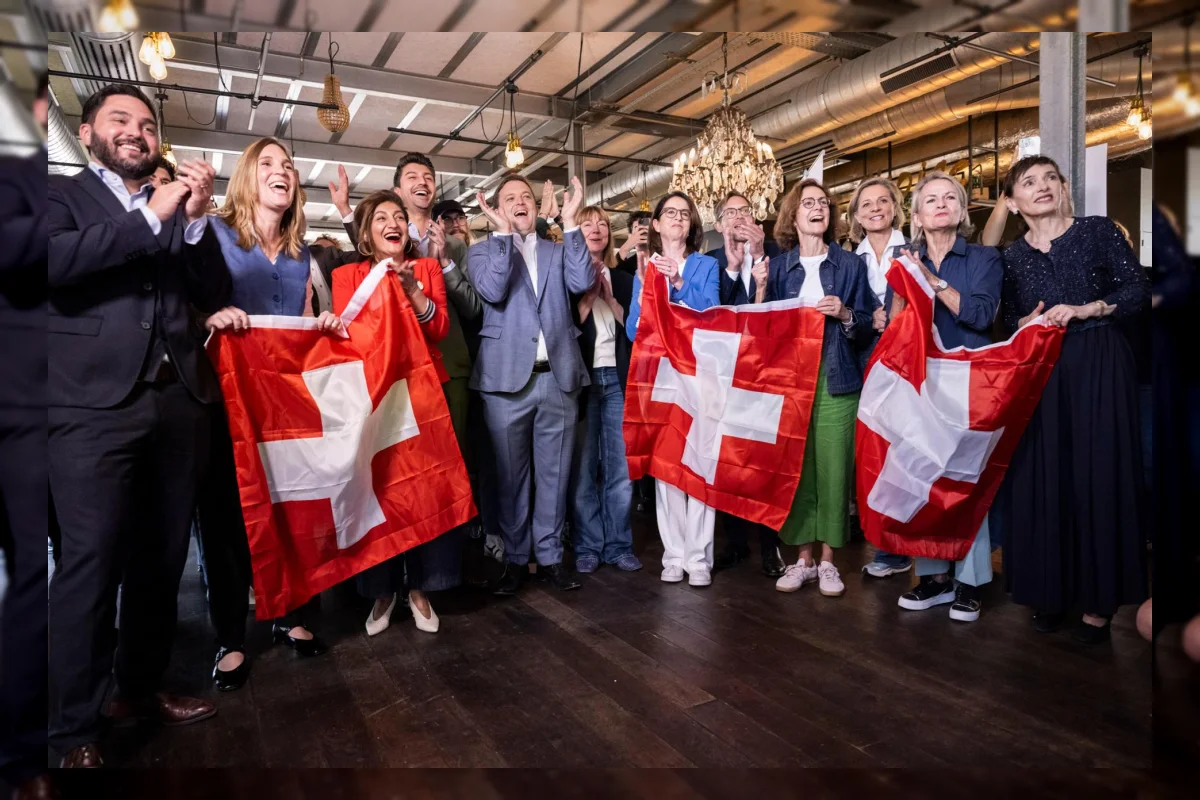 Ilustrasi pemungutan suara di Swiss tentang netralitas