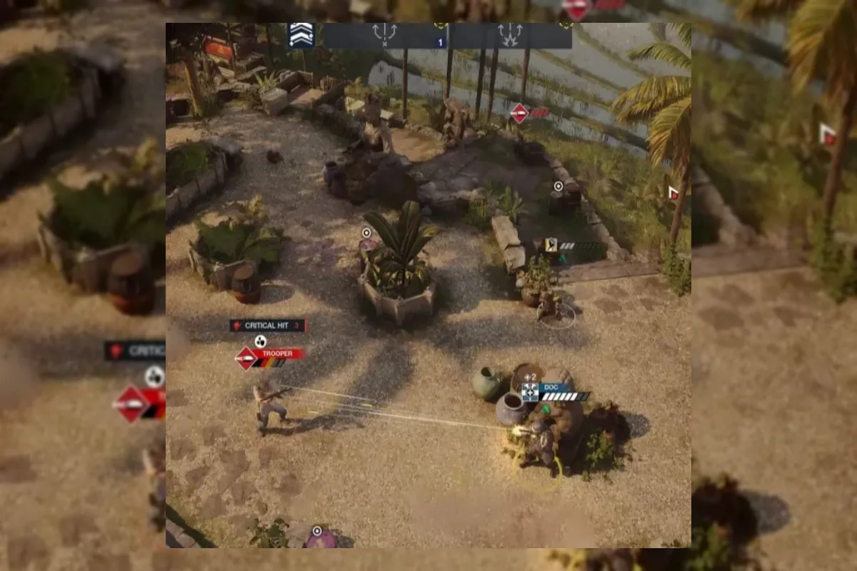 Ilustrasi game taktis turn-based Rainbow Six Tactics