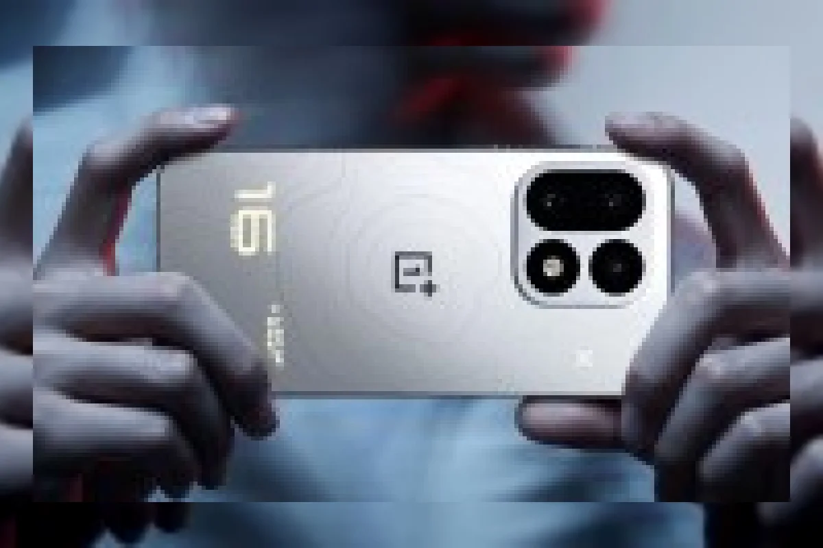 Ilustrasi ponsel OnePlus 16 dengan layar gaming